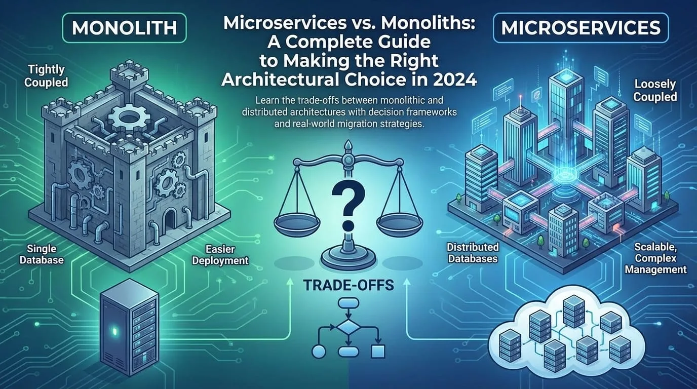 Microservices vs. Monoliths: A Complete Guide to Making the Right Architectural Choice in 2024