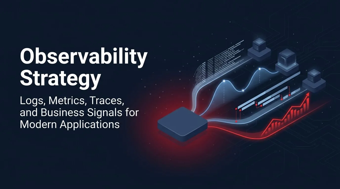Observability Strategy for Modern Applications: Logs, Metrics, Traces, and Business Signals